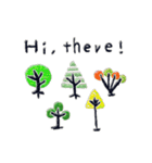 Tree stickers（個別スタンプ：8）