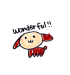 うえからあにまるず（個別スタンプ：36）