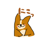 コーギーのあいうえお（個別スタンプ：22）