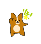 コーギーのあいうえお（個別スタンプ：38）