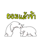 P BEAR FAMILY - Thai version（個別スタンプ：22）