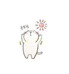 My little CAT(Korean ver.)（個別スタンプ：3）