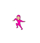 ピンクタイツ男2（個別スタンプ：3）