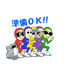 兄弟戦隊！ヒゲレンジャー（個別スタンプ：25）