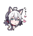 黒猫少女スタンプ（個別スタンプ：4）