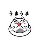 白猫くんのリアクション集（個別スタンプ：10）