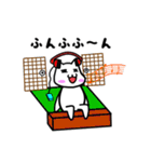 白猫くんのリアクション集（個別スタンプ：37）