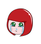 igirl Red head（個別スタンプ：4）