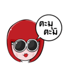 igirl Red head（個別スタンプ：8）