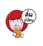 igirl Red head（個別スタンプ：10）