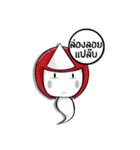 igirl Red head（個別スタンプ：18）