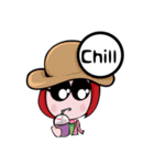 igirl Red head（個別スタンプ：28）