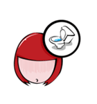 igirl Red head（個別スタンプ：33）