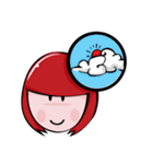 igirl Red head（個別スタンプ：38）