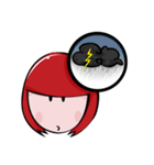 igirl Red head（個別スタンプ：40）