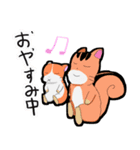 なかよしこよしの3匹スタンプ（個別スタンプ：28）