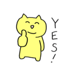 黄色ねこ（個別スタンプ：10）