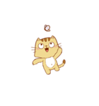 Brown Funny Cat (EN)（個別スタンプ：11）