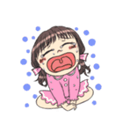私とママとパピヨン♪（個別スタンプ：1）