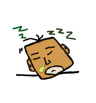 Square face guy shows his moods（個別スタンプ：4）
