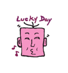 Square face guy shows his moods（個別スタンプ：6）