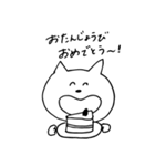 よこたねこ（個別スタンプ：34）