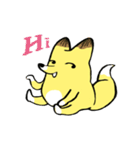 Little pudding fox（個別スタンプ：31）