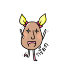 potato girl（個別スタンプ：7）