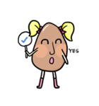 potato girl（個別スタンプ：17）