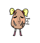 potato girl（個別スタンプ：18）