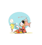 スペース少女「スペ子」と「Pー吉くん」（個別スタンプ：24）
