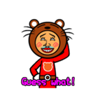 Bear man (english)（個別スタンプ：10）