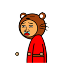 Bear man (english)（個別スタンプ：14）