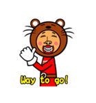 Bear man (english)（個別スタンプ：15）