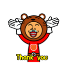 Bear man (english)（個別スタンプ：16）