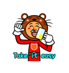 Bear man (english)（個別スタンプ：27）