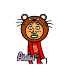 Bear man (english)（個別スタンプ：28）