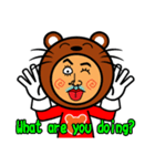 Bear man (english)（個別スタンプ：31）