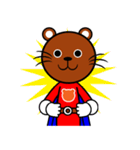 Bear man (english)（個別スタンプ：40）