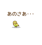セキセイインコのポッポちゃん（個別スタンプ：34）