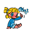 女の子と鳥とスウェーデン語（個別スタンプ：5）