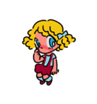 女の子と鳥とスウェーデン語（個別スタンプ：15）