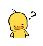 Curly hair chicken ＆ Smile duck（個別スタンプ：4）