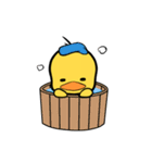 Curly hair chicken ＆ Smile duck（個別スタンプ：11）