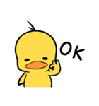 Curly hair chicken ＆ Smile duck（個別スタンプ：12）