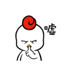 Curly hair chicken ＆ Smile duck（個別スタンプ：31）