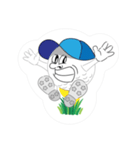 Olivera Naughty Golf Ball（個別スタンプ：1）