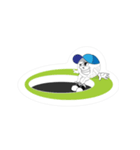 Olivera Naughty Golf Ball（個別スタンプ：3）