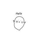 Konklom ,the little ghost (English Ver.)（個別スタンプ：1）