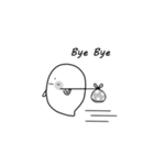Konklom ,the little ghost (English Ver.)（個別スタンプ：4）